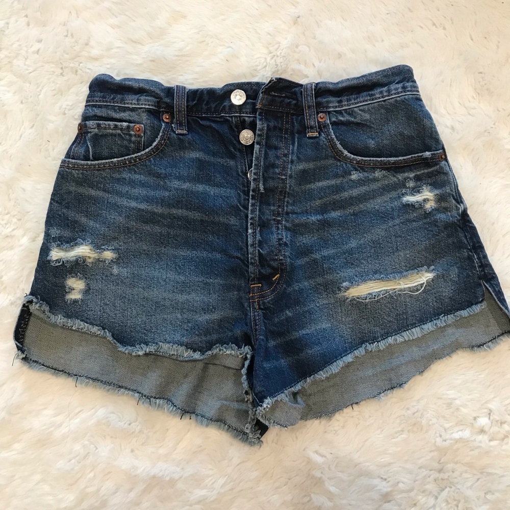 Abercrombie & Fitch high waist shorts. Worn twice.